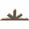 Ekena Millwork Saratoga Smooth Timber Gable Bracket, Douglas Fir, 60"W x 30"H x 3 1/2"D x 5 1/2"F, 12/12 Pitch GBW060X30X0406SAR00SDF - alternate 2
